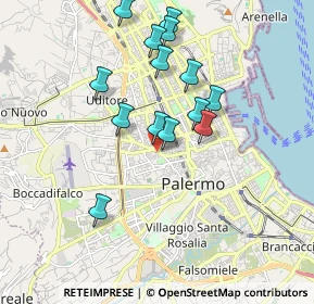 Mappa Via Giuseppe Whitaker, 90138 Palermo PA, Italia (1.87929)