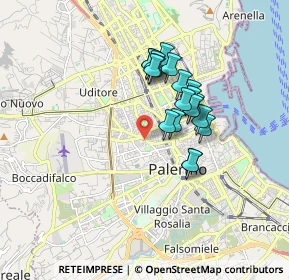 Mappa Via Giuseppe Whitaker, 90138 Palermo PA, Italia (1.51737)