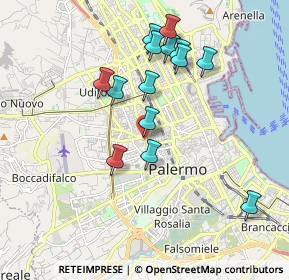 Mappa Via Giuseppe Whitaker, 90138 Palermo PA, Italia (1.98)