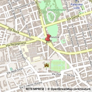 Mappa Piazza Principe di Camporeale, 83, 90138 Palermo, Palermo (Sicilia)