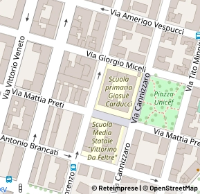 Mappa Via cannizzaro, 89123 Reggio Di Calabria RC, Italia (0.08)