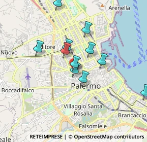 Mappa Via Giovanni Maurigi, 90100 Palermo PA, Italia (1.72091)