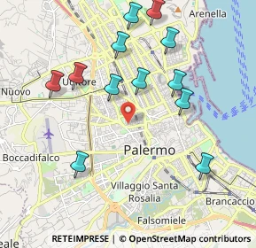 Mappa Via Giovanni Maurigi, 90100 Palermo PA, Italia (2.30083)