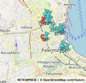 Mappa Via Giovanni Maurigi, 90100 Palermo PA, Italia (1.72846)