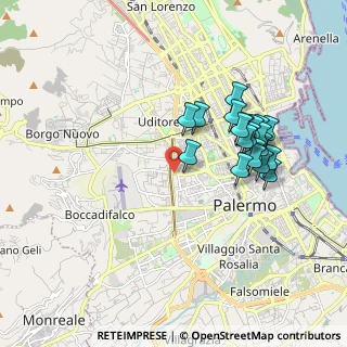 Mappa Via Perpignano, 90145 Palermo PA, Italia (1.958)