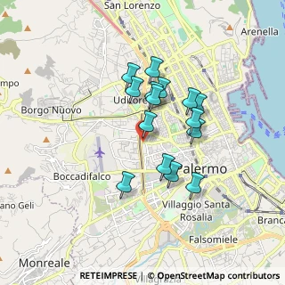 Mappa Via Perpignano, 90145 Palermo PA, Italia (1.56067)