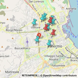 Mappa Via Perpignano, 90145 Palermo PA, Italia (1.74273)