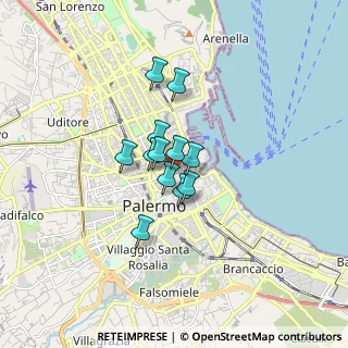 Mappa Via Maqueda, 90123 Palermo PA, Italia (1.10583)