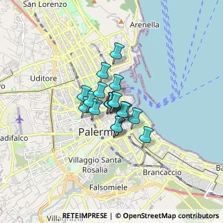 Mappa Via Maqueda, 90123 Palermo PA, Italia (0.93556)
