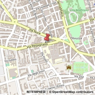 Mappa Via Perpignano, 13, 90135 Palermo, Palermo (Sicilia)