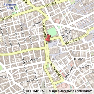 Mappa Piazza orlando vittorio emanuele 41, 90138 Palermo, Palermo (Sicilia)
