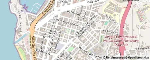 Mappa Reggio di Calabria
