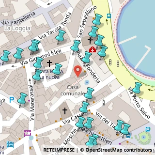 Mappa Piazza Fonderia, 90133 Palermo PA, Italia (0.0875)