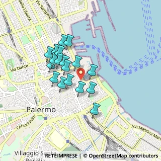 Mappa Vicolo della Fonderia, 90133 Palermo PA, Italia (0.792)