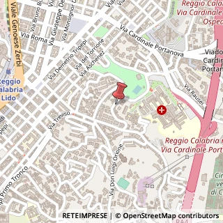 Mappa Via Giuseppe Melacrino, 74, 89124 Reggio di Calabria, Reggio di Calabria (Calabria)