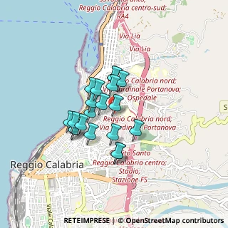 Mappa Via Giuseppe Melacrino, 89124 Reggio di Calabria RC, Italia (0.702)