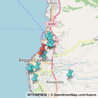 Mappa Via Giuseppe Melacrino, 89124 Reggio di Calabria RC, Italia (1.76667)