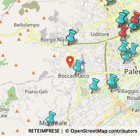 Mappa 90136 Palermo PA, Italia (3.3935)
