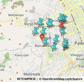 Mappa 90136 Palermo PA, Italia (1.78563)