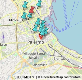 Mappa Via Benfratelli, 90134 Palermo PA, Italia (1.7125)