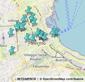 Mappa Via Benfratelli, 90134 Palermo PA, Italia (1.829)