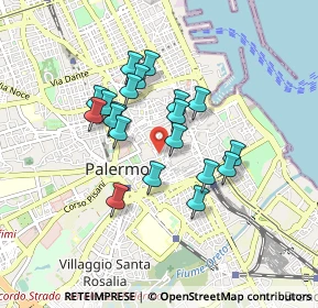 Mappa Via Benfratelli, 90134 Palermo PA, Italia (0.781)