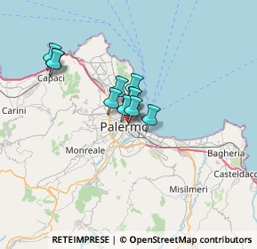 Mappa Via Benfratelli, 90134 Palermo PA, Italia (4.84909)