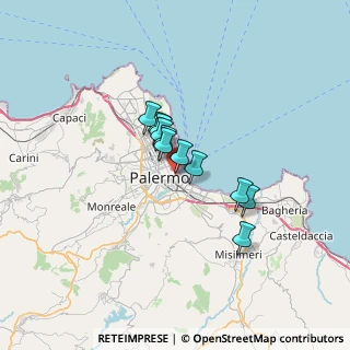 Mappa Via Lincoln, 90133 Palermo PA, Italia (4.62)