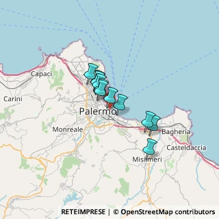 Mappa P.za Tumminello Vincenzo, 90139 Palermo PA, Italia (4.68727)
