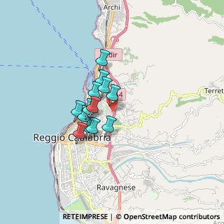 Mappa Via Vallone Petrara, 89122 Reggio di Calabria RC, Italia (1.27)