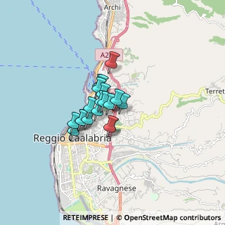 Mappa Via Vallone Petrara, 89122 Reggio di Calabria RC, Italia (1.05632)