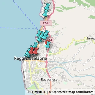 Mappa Via Vallone Petrara, 89122 Reggio di Calabria RC, Italia (1.7455)