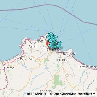 Mappa Via Carlo del Prete, 90135 Palermo PA, Italia (18.08727)