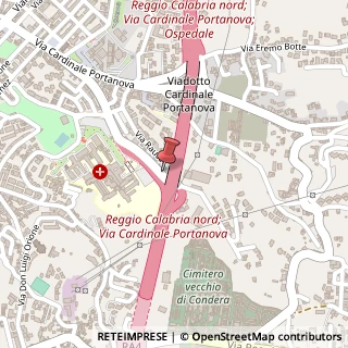 Mappa Via Vallone Petrara, 83, 89124 Reggio di Calabria, Reggio di Calabria (Calabria)