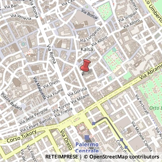 Mappa Via Giuseppe Garibaldi, 27, 90133 Palermo, Palermo (Sicilia)