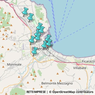 Mappa Via Gaet Filangeri, 90133 Palermo PA, Italia (3.18091)