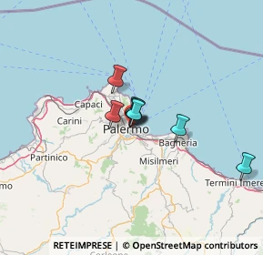 Mappa Via Carlo Botta, 90133 Palermo PA, Italia (43.79333)