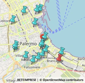 Mappa Via Carlo Botta, 90133 Palermo PA, Italia (2.21765)