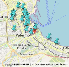 Mappa Via Carlo Botta, 90133 Palermo PA, Italia (2.26444)