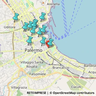 Mappa Via Gaet Filangeri, 90133 Palermo PA, Italia (2.07833)