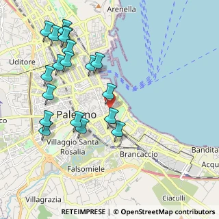 Mappa Via Gaet Filangeri, 90133 Palermo PA, Italia (2.55632)