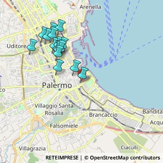 Mappa Via Gaet Filangeri, 90133 Palermo PA, Italia (2.25375)
