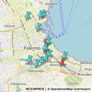 Mappa Piazza Magione, 90133 Palermo PA, Italia (1.99786)