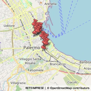 Mappa Piazza Magione, 90133 Palermo PA, Italia (1.13571)