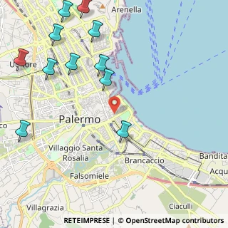 Mappa Piazza Magione, 90133 Palermo PA, Italia (3.08909)