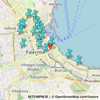 Mappa Via Gaet Filangeri, 90133 Palermo PA, Italia (2.26444)