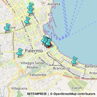 Mappa Via Gaet Filangeri, 90133 Palermo PA, Italia (1.9675)