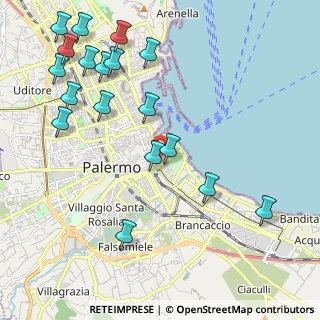 Mappa Piazza Magione, 90133 Palermo PA, Italia (2.84778)