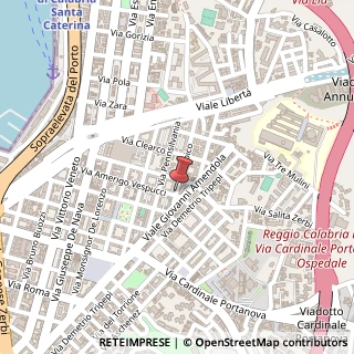 Mappa Via Ibico, 1, 89123 Reggio di Calabria, Reggio di Calabria (Calabria)