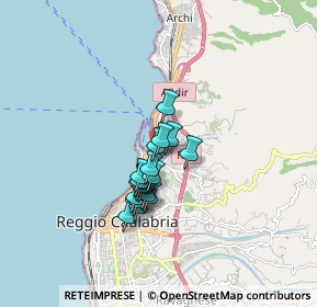 Mappa Via Giuseppe de Nava, 89124 Reggio di Calabria RC, Italia (1.26944)
